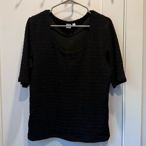 GAP textured short sleeve top